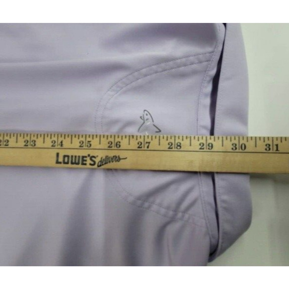 Mens Greg Norman Shirt Size Medium Purple Short Sleeve Golf Polo - Picture 9 of 10